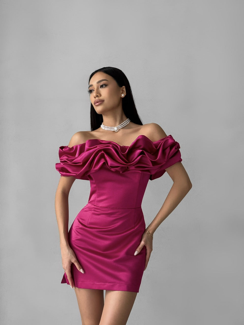 Sophia Solid Dress