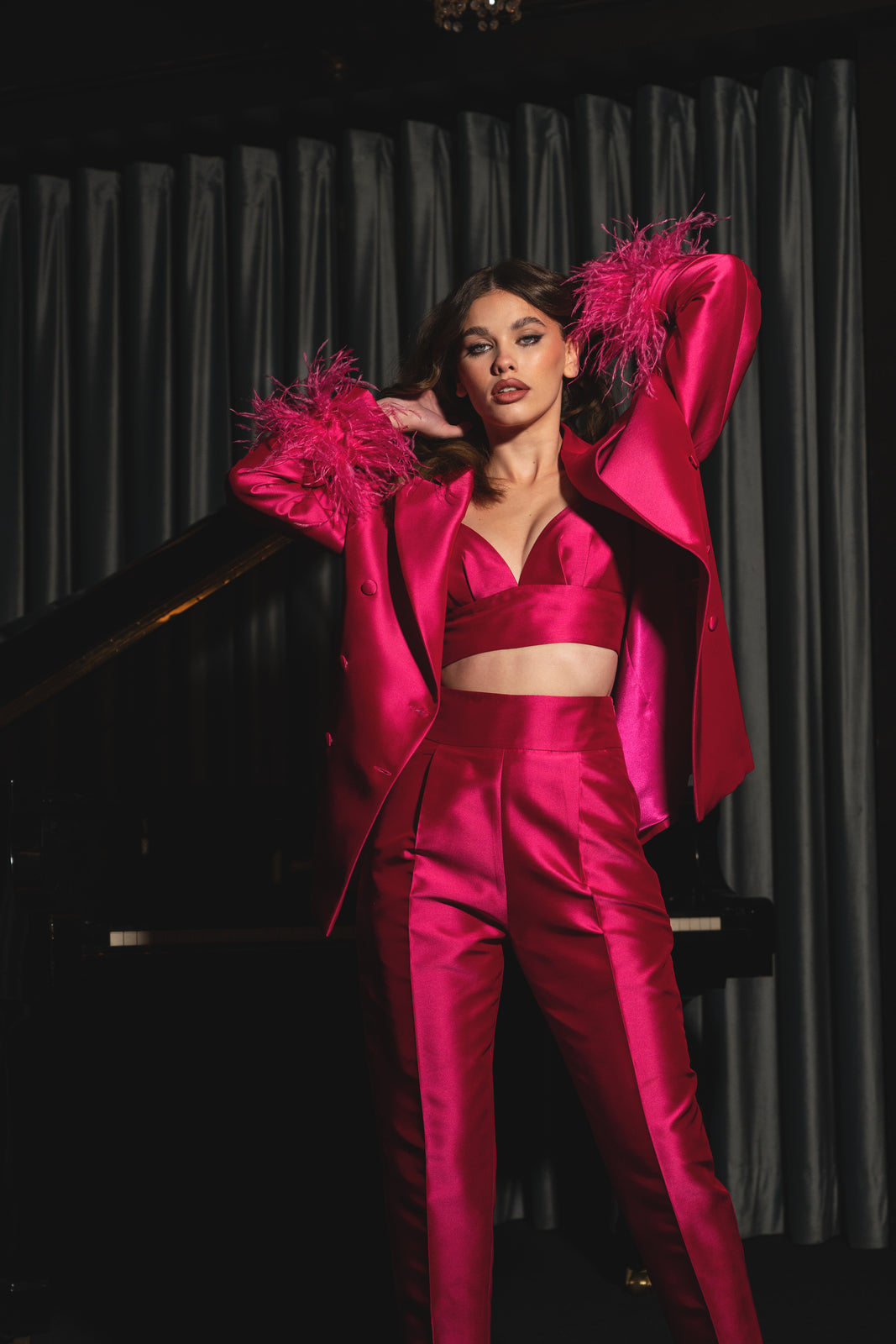 Feather Love Blazer Set