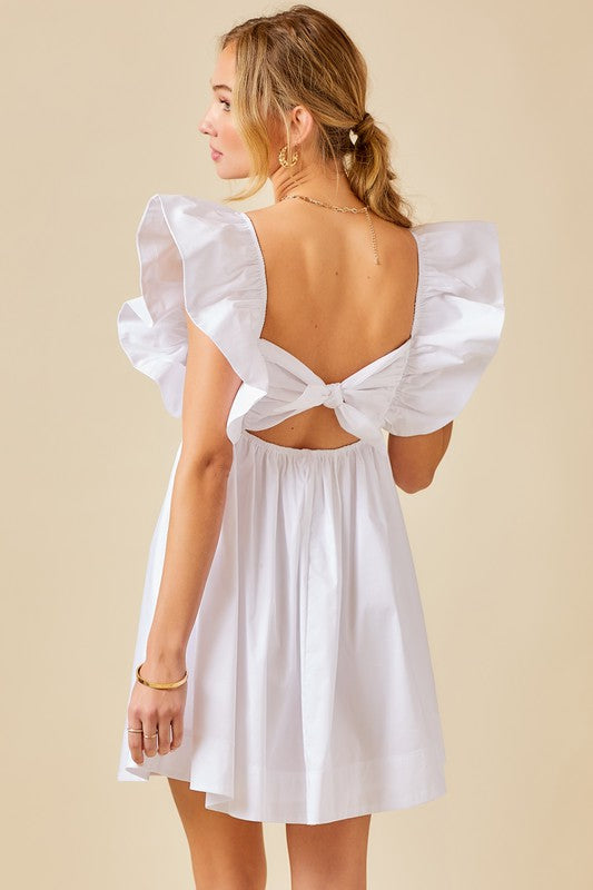 Sun Coral Mini Dress