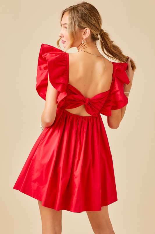 Sun Coral Mini Dress