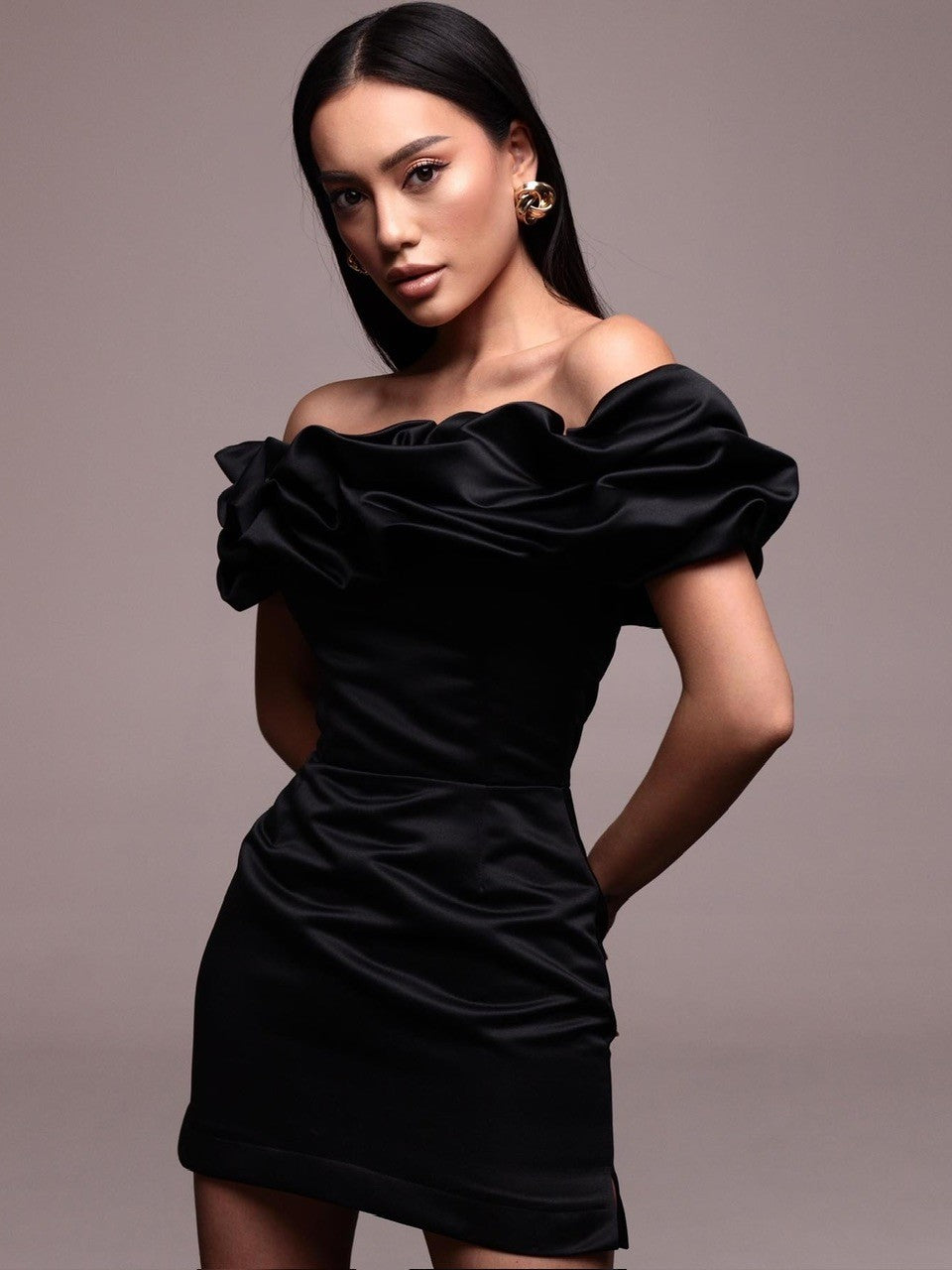 Sophia Solid Dress