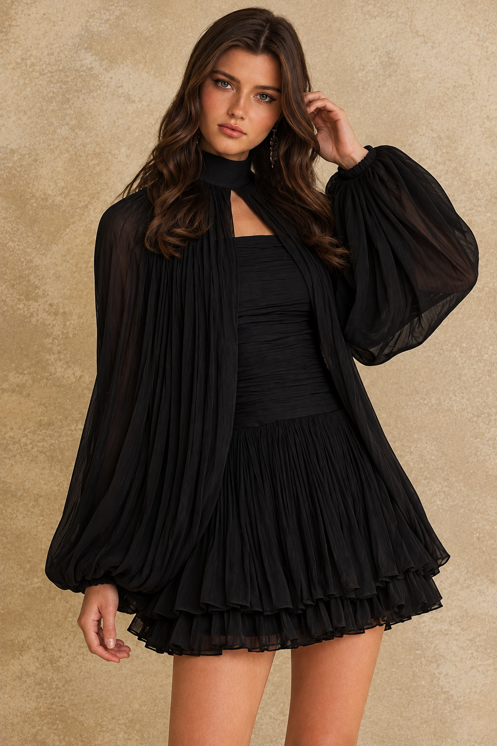 Élan Cape Dress