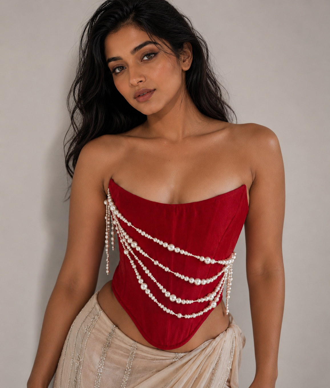 Pearl Veil Corset