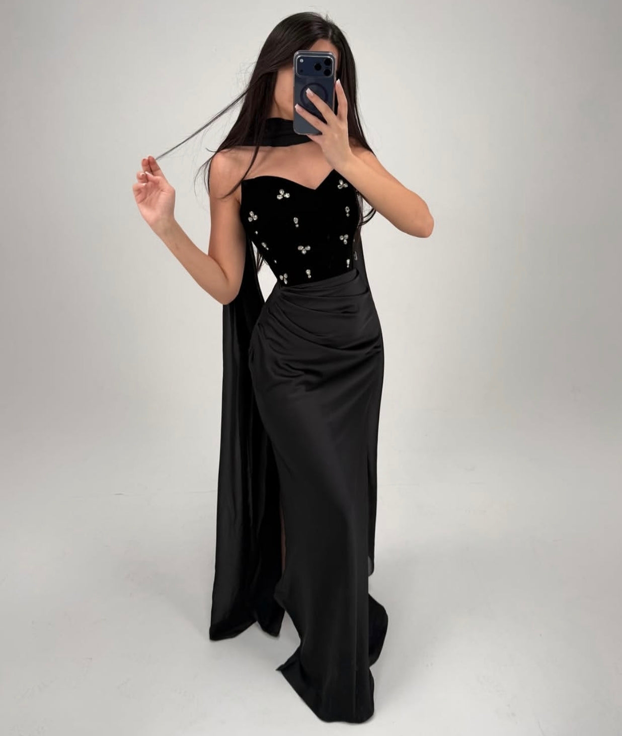 Midnight Drape Dress