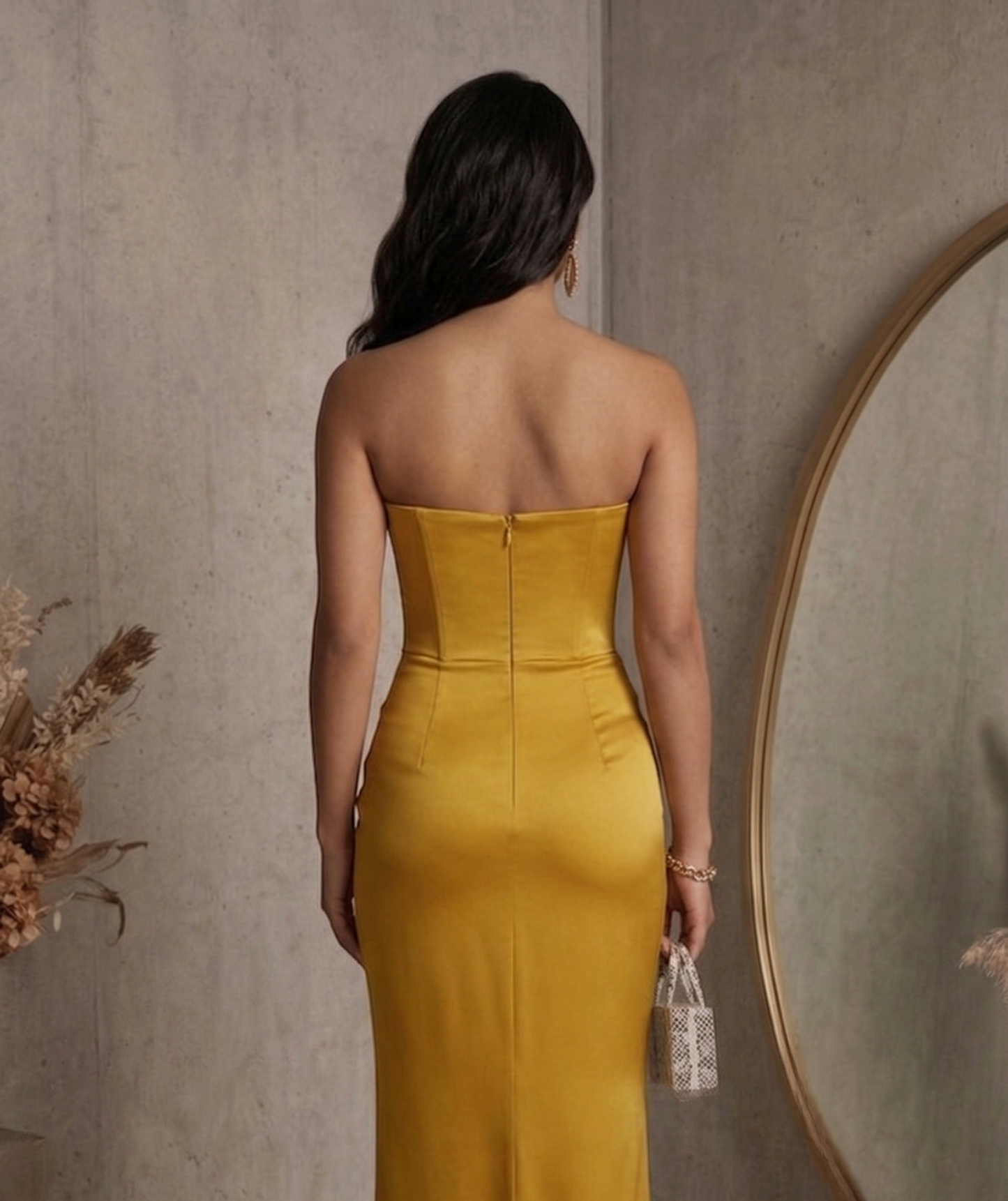 Melted Gold Dress